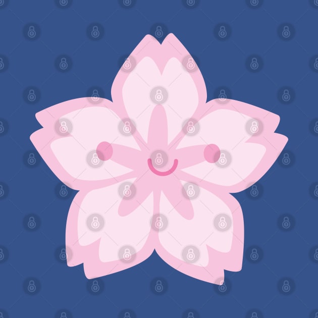 Kawaii Sakura Cherry Blossom Flower by marcelinesmith