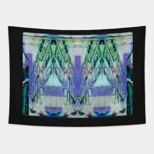 Green and purple Tie-dye Pattern Tapestry