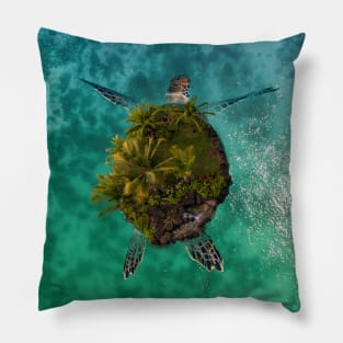 Turtle Island Pillow