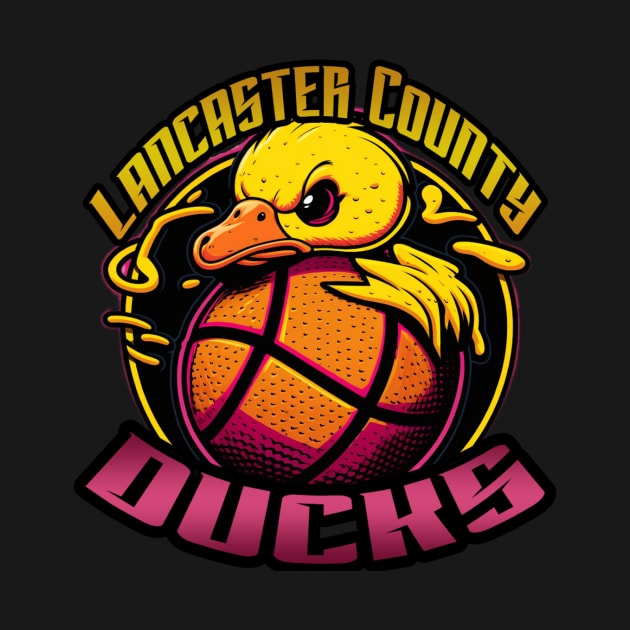 Lancaster County Ducks Alternate Angry Duck Logo by OfficialLancasterCountyDucks