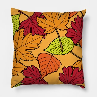 Autumn leaves Pillow