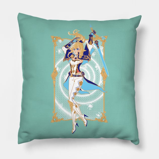 Dandelion Knight Pillow by tallesrodrigues