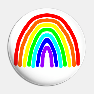 Tall Rainbow Pin