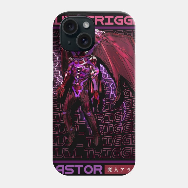 Alastor Devil trigger brutalism Phone Case by syanart