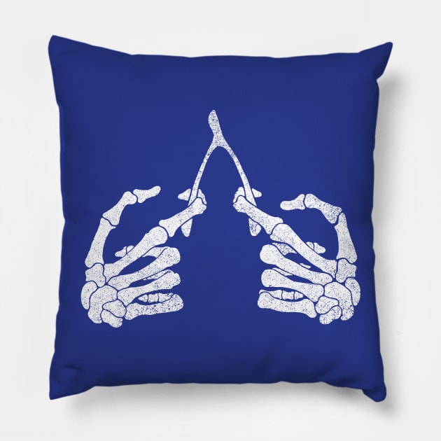 Wishbones Pillow by victorcalahan