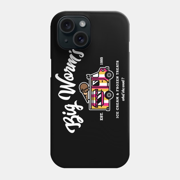 Big Worm's Ice Cream & Frozen Treats Phone Case by Pufahl