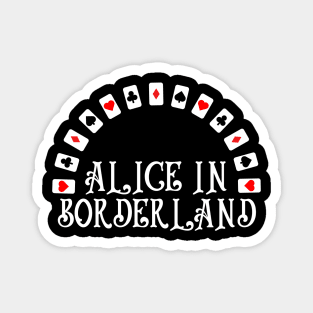 alice in borderland - playing cards Magnet