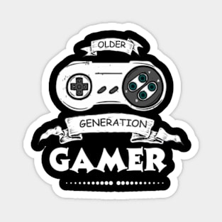 Video Older Generation Gamer Magnet