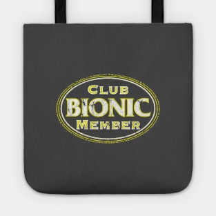 Bionic Club Member in Yellow and White/Distressed Tote