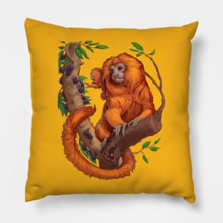 Golden Lion Tamarin Pillow