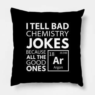 Chemistry Jokes Argon Pillow