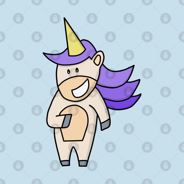 Smiling unicorn by DiegoCarvalho