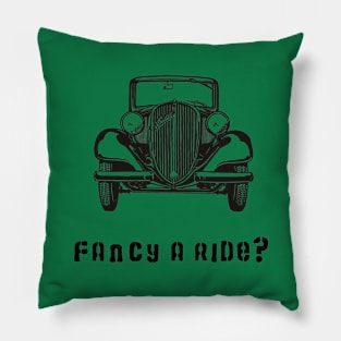 Retro Cars One Pillow