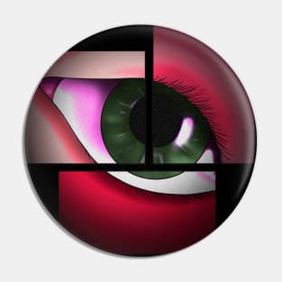 eye glitch Pin