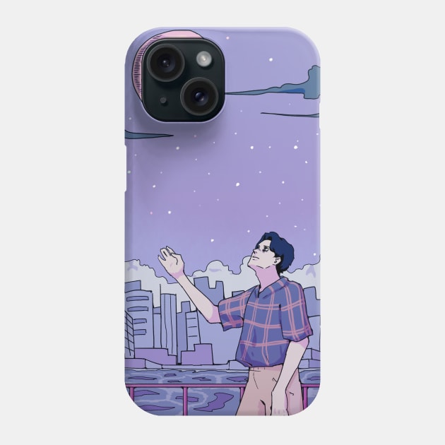 The Moon Phone Case by ferdyuno