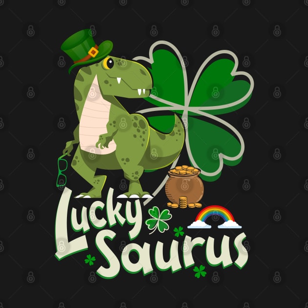 st patricks day dinosaur by Jandjprints