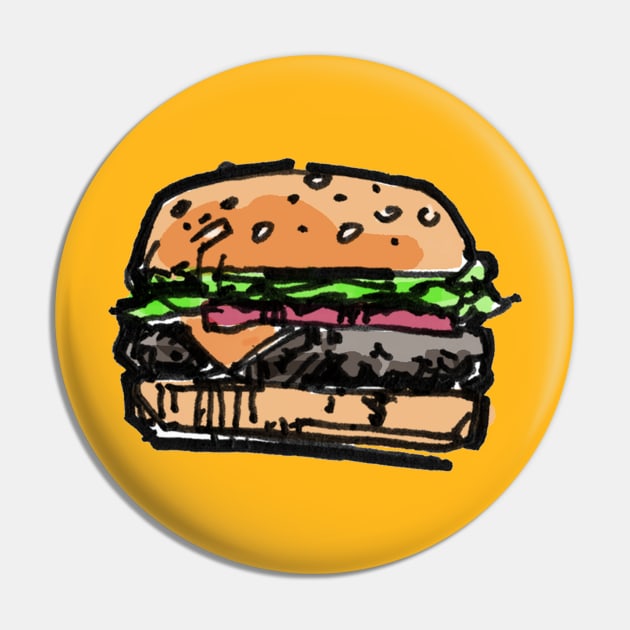 Cheeseburger Pin by enoogs