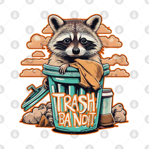 Raccoon trash bandit by JnS Merch Store