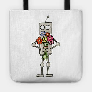 Cutebots Bouquet of Flowers Tote