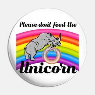 Chubby unicorn Pin