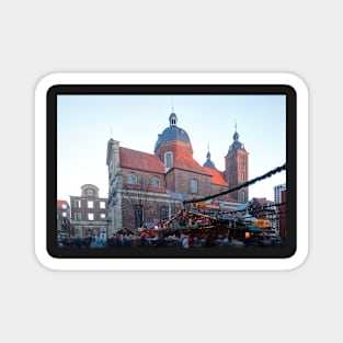 Dominican Church, Church, Christmas Market, Munster, City, Westphalia Magnet