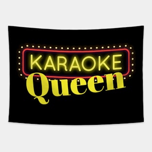 Karaoke Queen Singing Music Lovers Party Girl Gift Tapestry