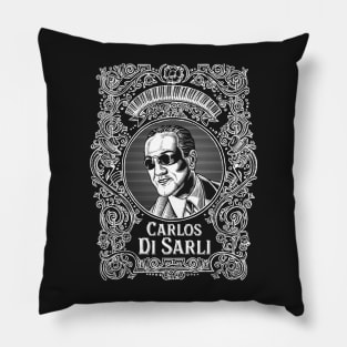 Carlos Di Sarli (white printing) Pillow