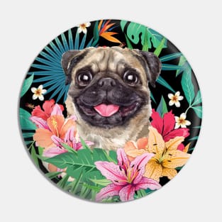 Tropical Fawn Pug 11 Pin