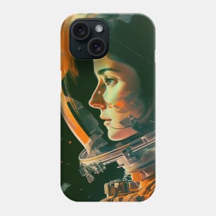 We Are Floating In Space - 45 - Sci-Fi Inspired Retro Artwork Phone Case