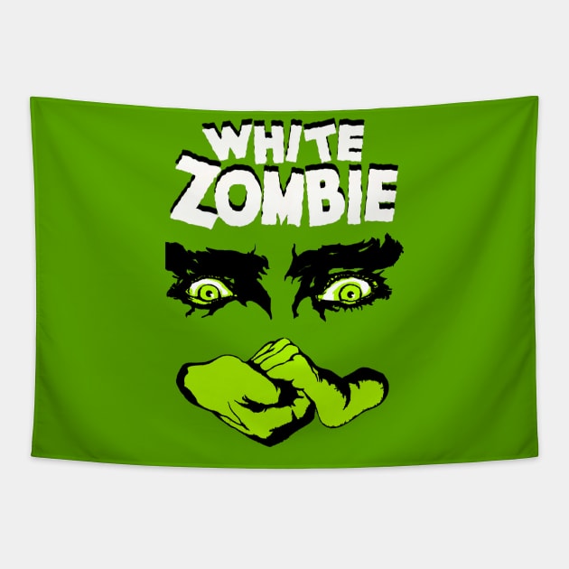 White Zombie Tapestry by GuitarManArts