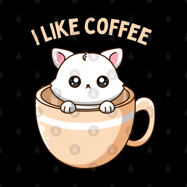 I like Coffee First Cute little cats I need coffee addict This Girl Runs On Caffeine And Sarcasm by BoogieCreates