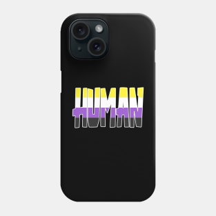 Human Nonbinary Flag Phone Case