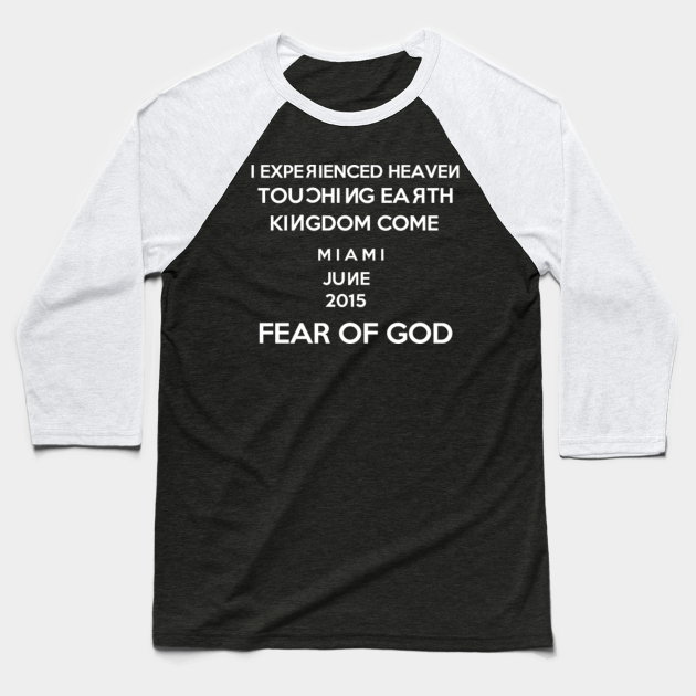 fear of god baseball shirt