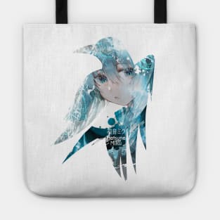 Raven's cloak Miku water color Tote