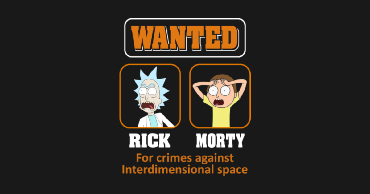 Rick And Morty Wanted Poster 9354