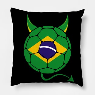 Brazil Football Halloween Pillow