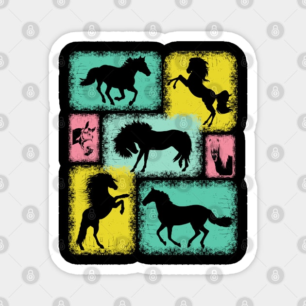 Haflinger Pony Horses Collection Magnet by Primo Style