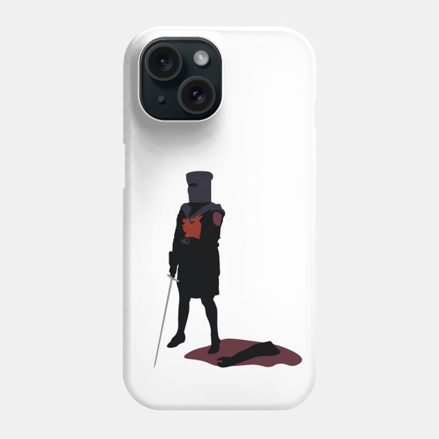 Black Knight Phone Case by FutureSpaceDesigns