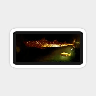 Jaguar Shark, painting for The Life Aquatic with Steve Zissou Magnet