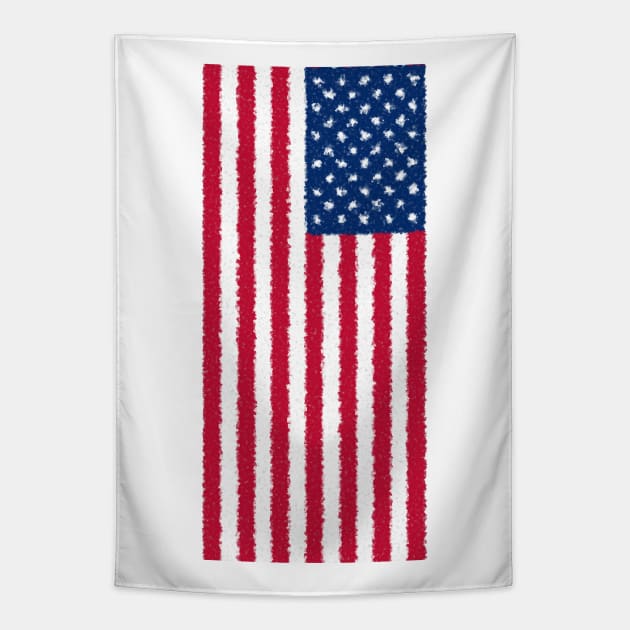 US American Flag Tapestry by Historia