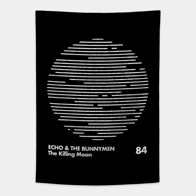 Echo & The Bunnymen / Minimal Graphic Design Tribute Tapestry by saudade