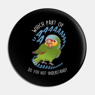 Red-lored Amazon Parrot Aaaa Pin