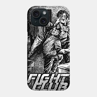 fight club hand drawing illustration design Phone Case