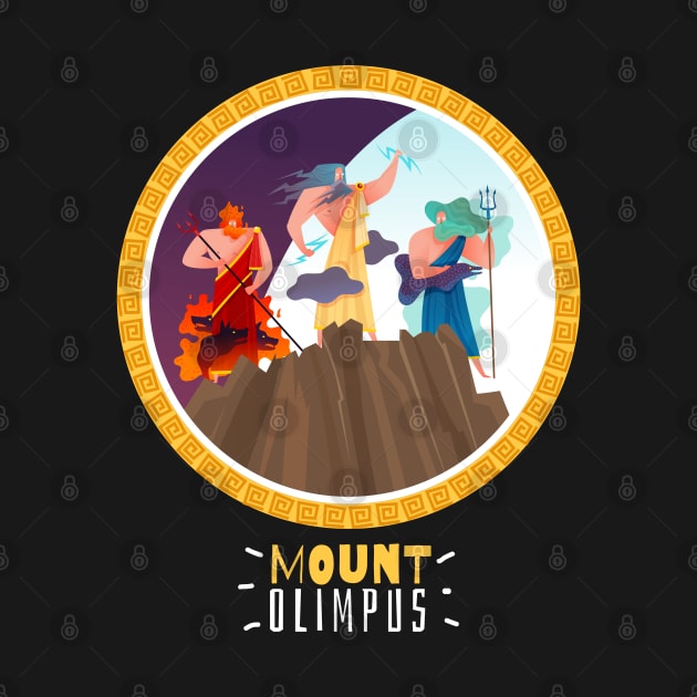 Dionysus God Mount Olimpus by Mako Design 