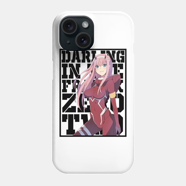 Darling in the Franxx - Zero Two v4.2 Phone Case by MisterNightmare