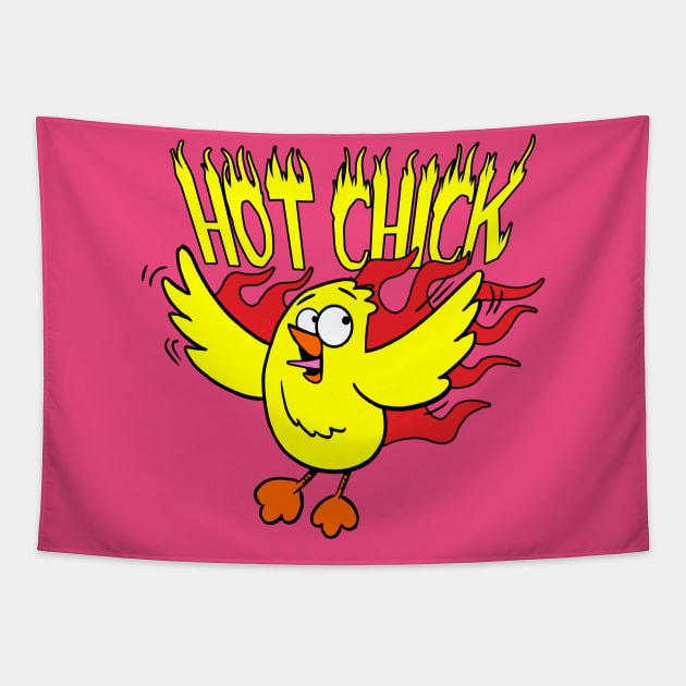 Hot Chick Tapestry by DavesTees