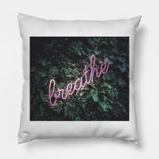 Breathe in the forest Pillow