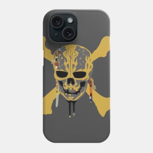 Pirates Golden Skull Phone Case