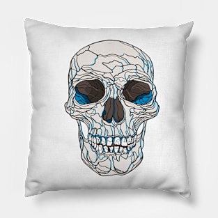 White skull Pillow