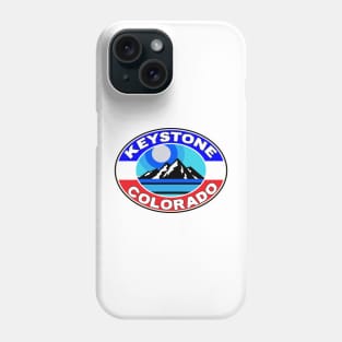 Keystone Colorado Skiing Ski Mountains CO Phone Case